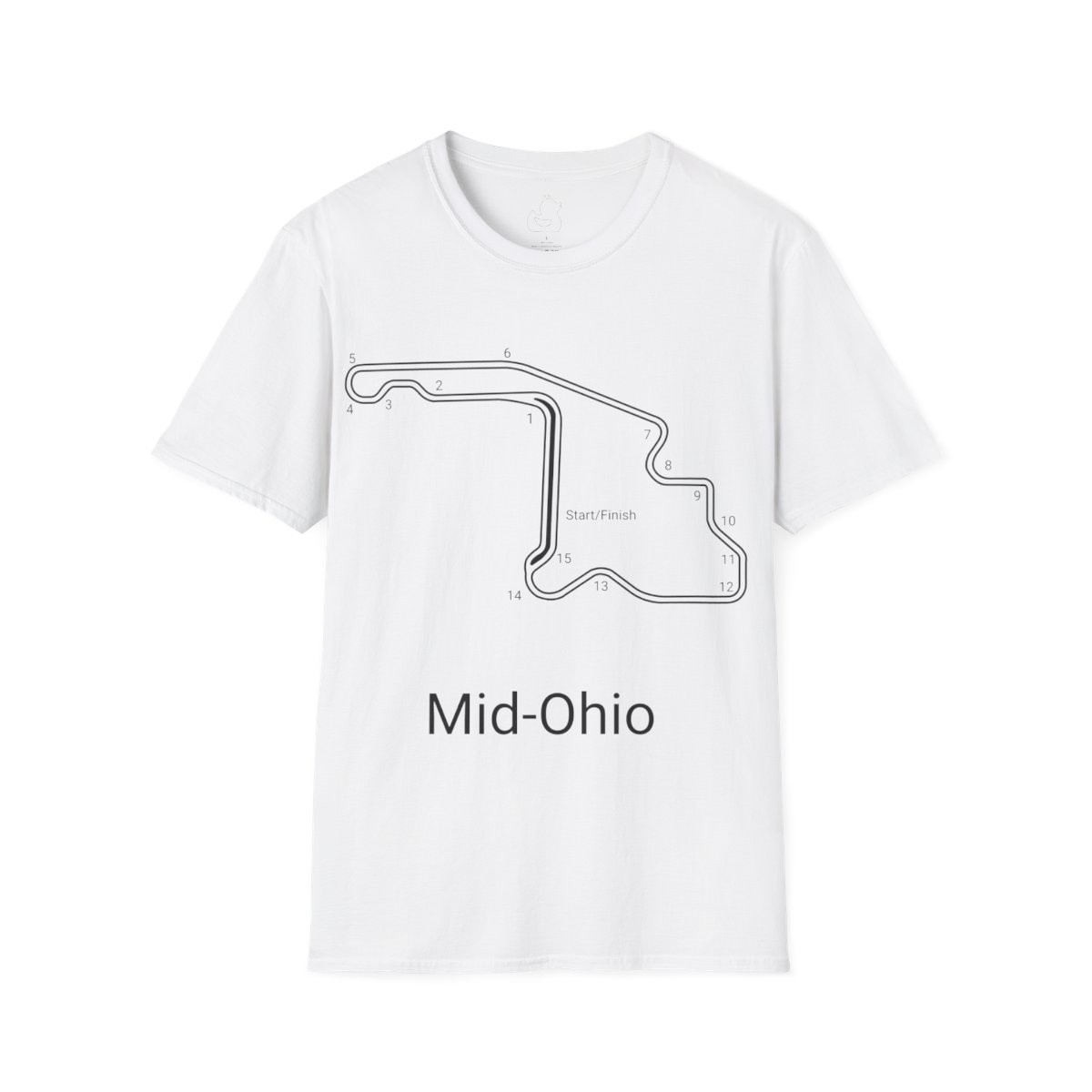 Mid-Ohio Track Map – Devil Duck Racing